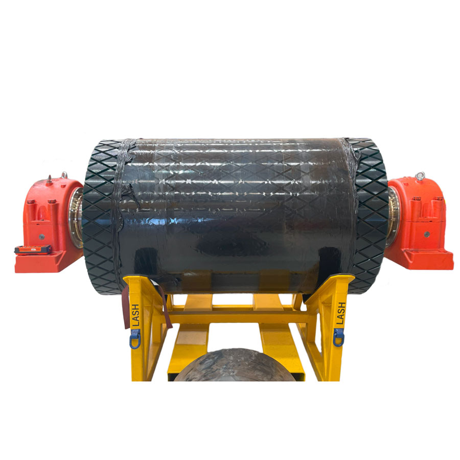 Plummer block bearing protector installed in a test situation