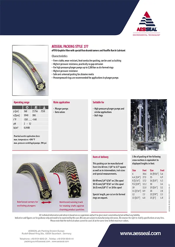 AES 277 Product Brochure