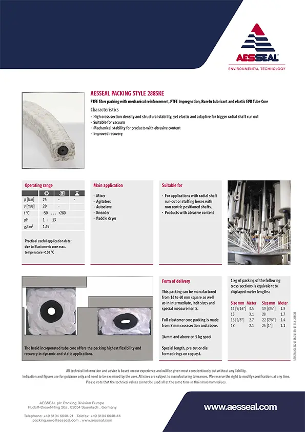 AES 288SKE Product Brochure