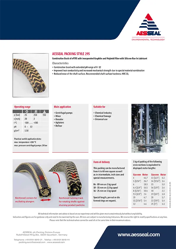 AES 295 Product Brochure