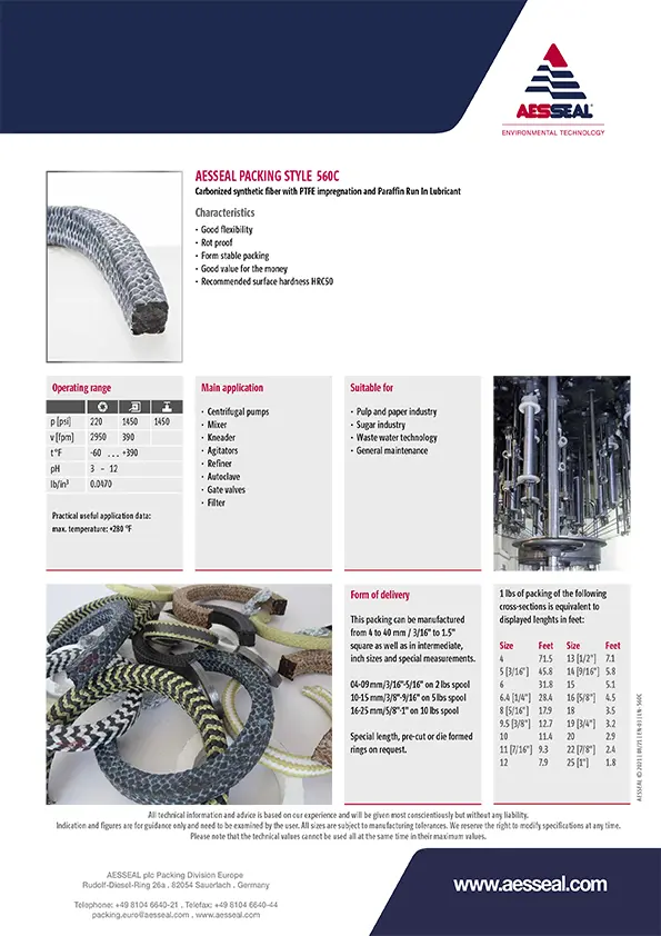 AES 560C Product Brochure