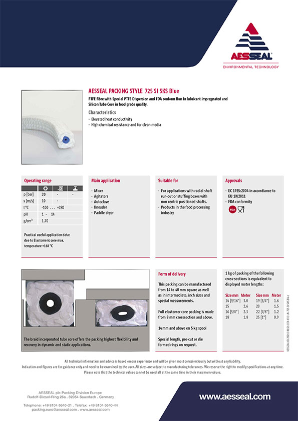 AES725 SI SKS Blue Brochure