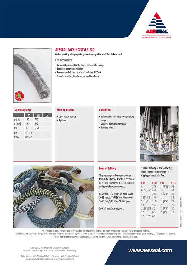 AES 820 Product Brochure