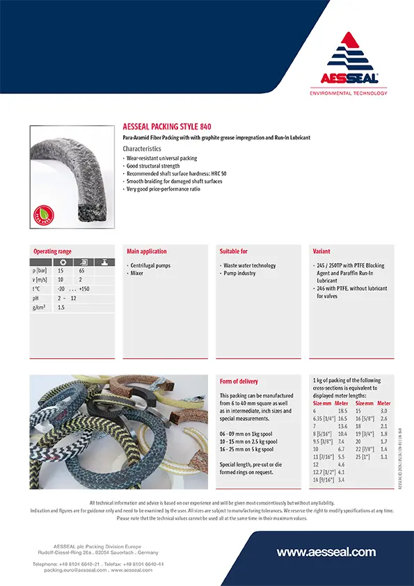 AES 840 Product Brochure