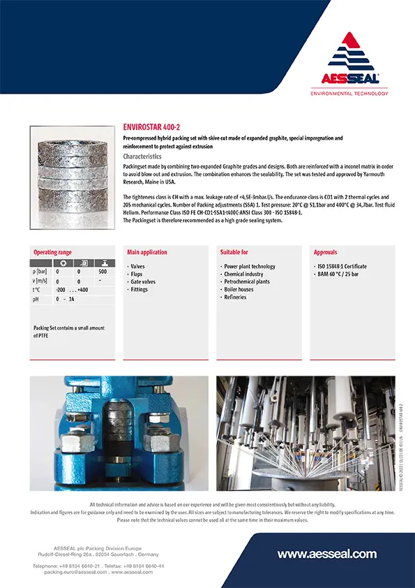 AES EnviroStar 400-2 Product Brochure