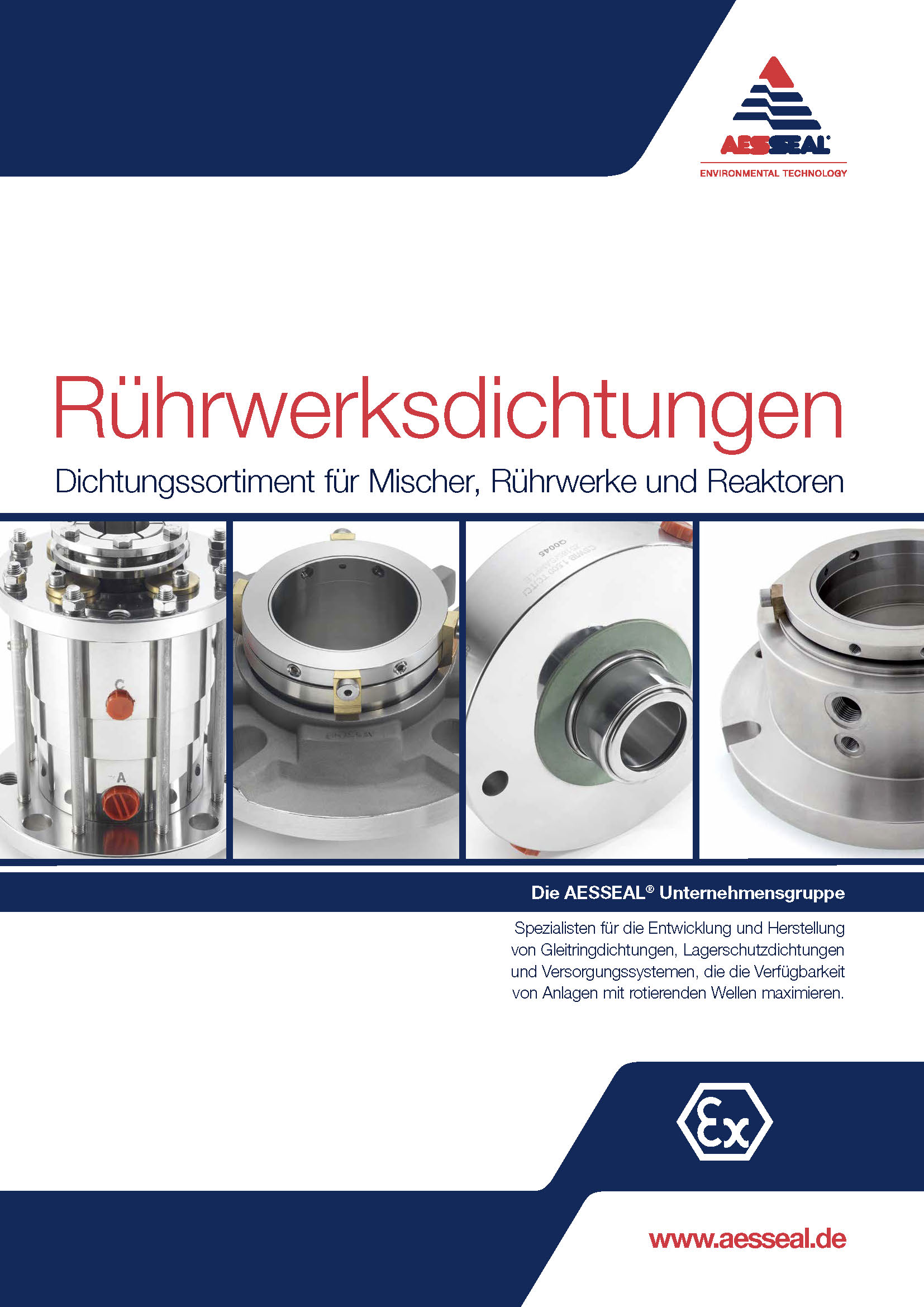 Dichtungssortiment für Mischer, Rührwerke und Reaktoren