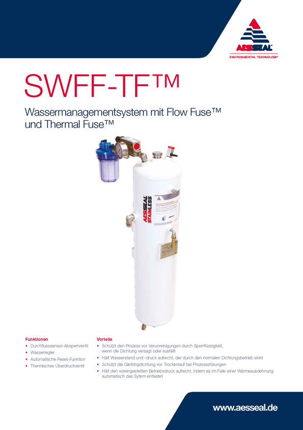 Wassermanagementsystem mit Flow Fuse und Thermal Fuse