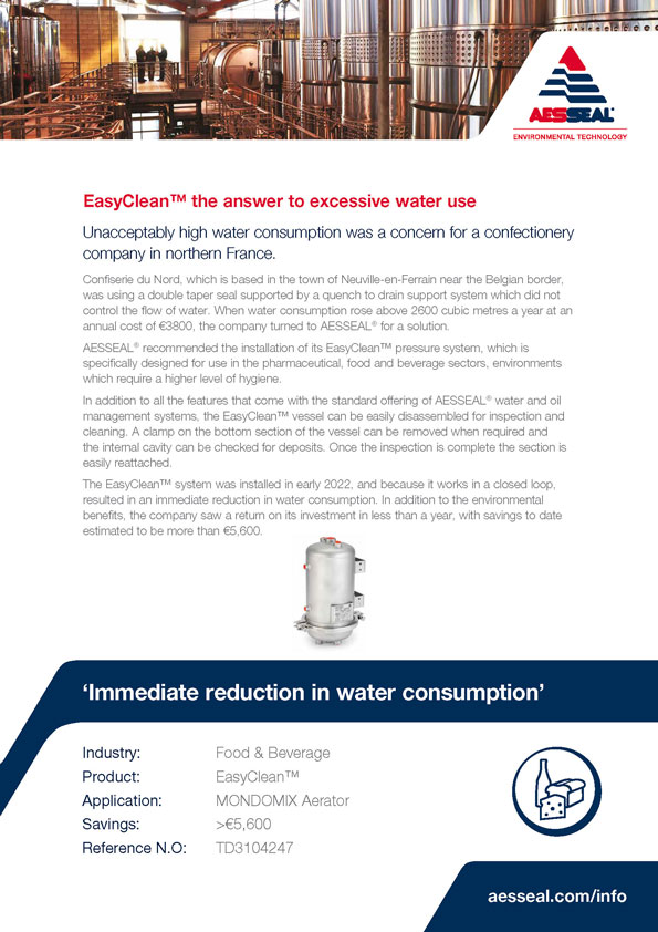 EasyClean the answer to excessive water use