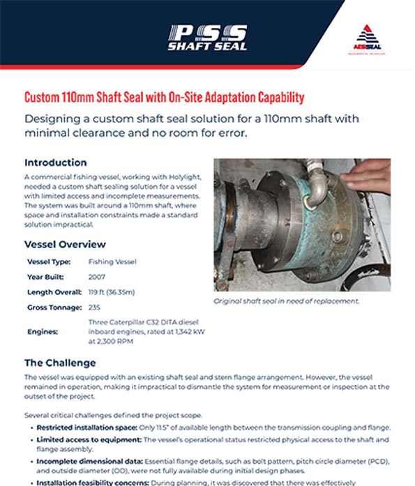 Front page of PSS case study