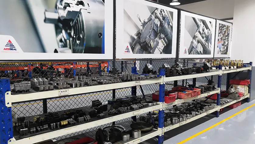 Mechanical seal stores at AESSEAL Ningbo.