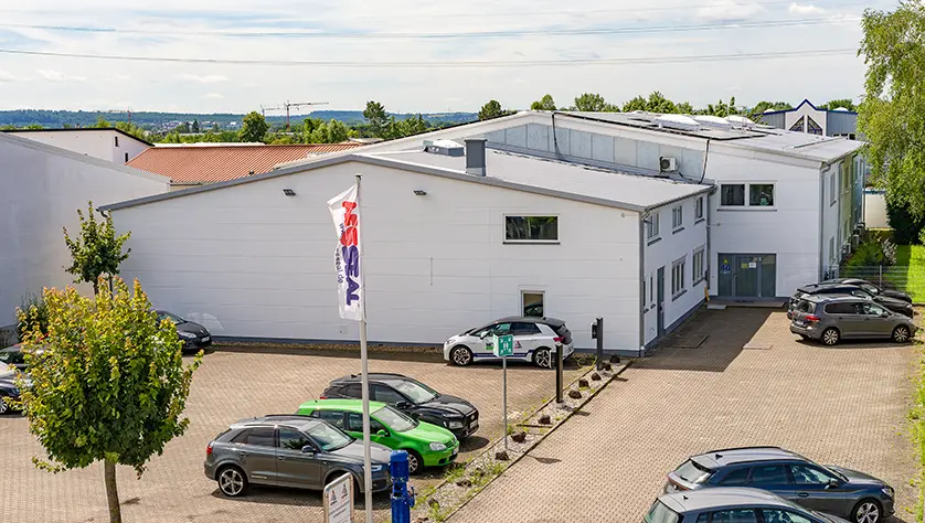 Aerial shot of AESSEAL Kronau premises.