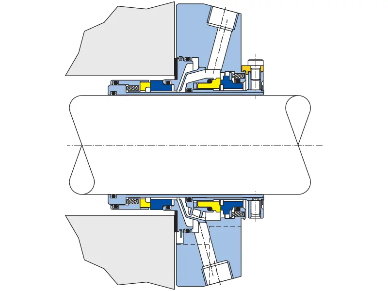 An internal diagram view of the CDFC mechanical seal.