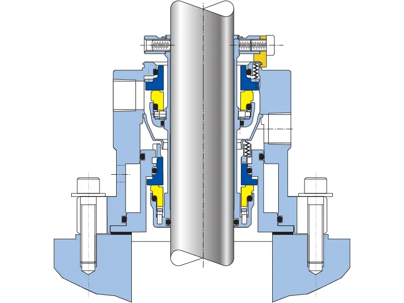 An internal diagram view of the CDMSC mechanical seal.