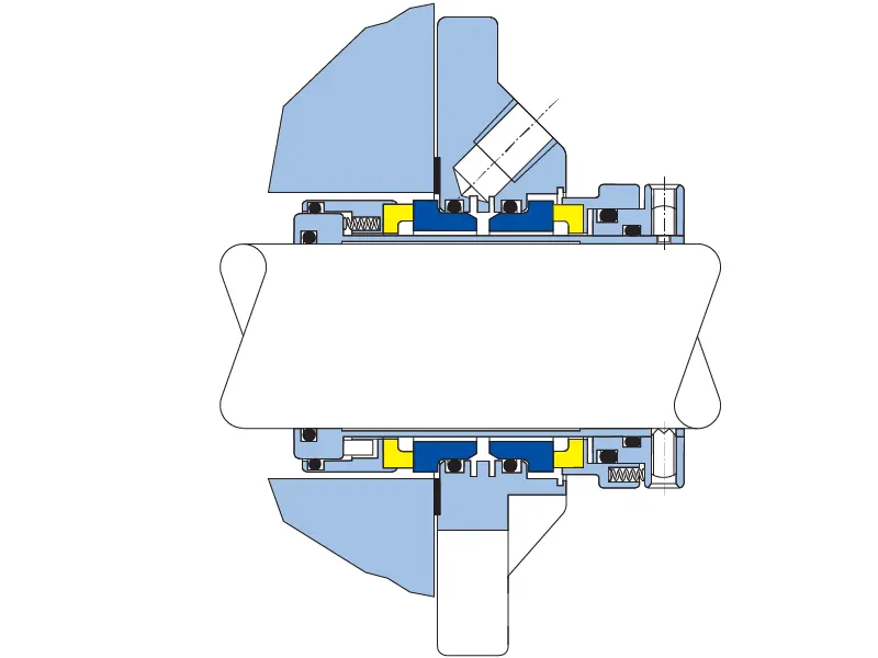 An internal diagram view of the CDP mechanical seal.