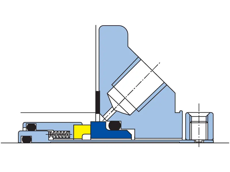 An internal diagram view of the CSS mechanical seal.