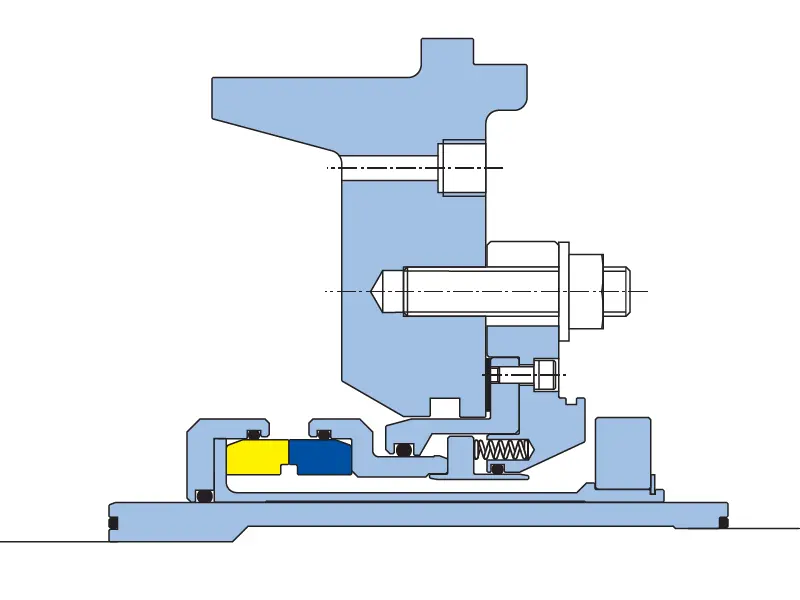 An internal diagram view of the FGDSS mechanical seal.