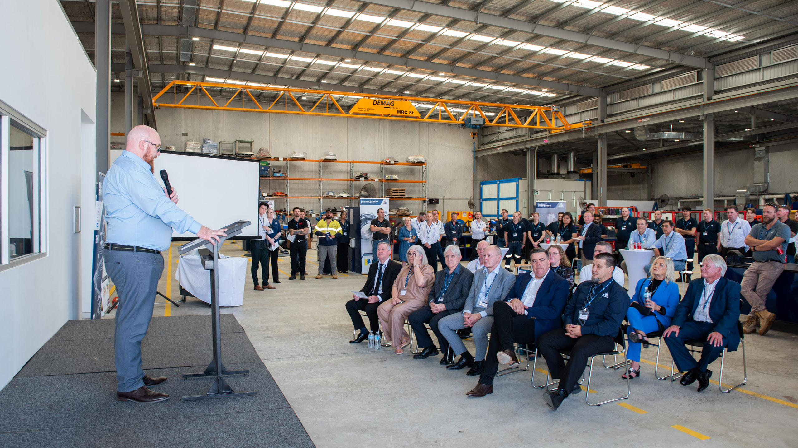 Speech during opening ceremony.