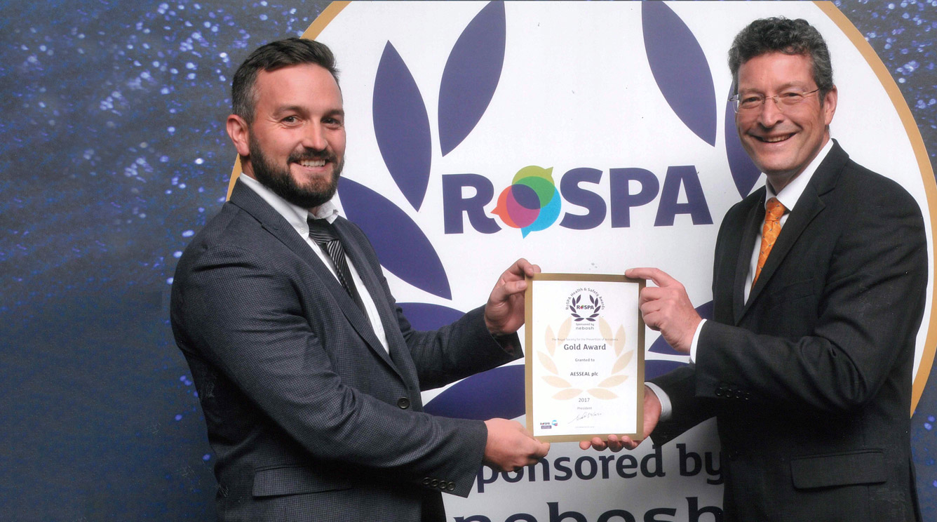 RoSPA gold for AESSEAL in 2017