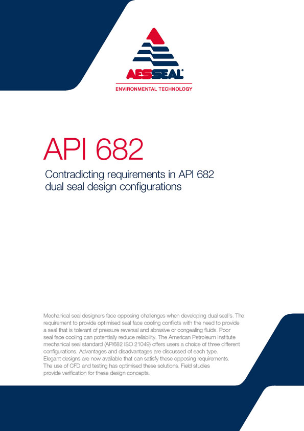 Contradicting requirements in API 682 dual seal design configurations