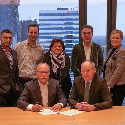 AVT Reliability & Van Geffen teams sign agreement