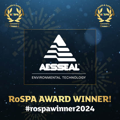 RoSPA Award Winner Graphic with AESSEAL Logo