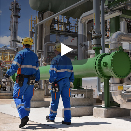 Workers at a Chemical Plant
